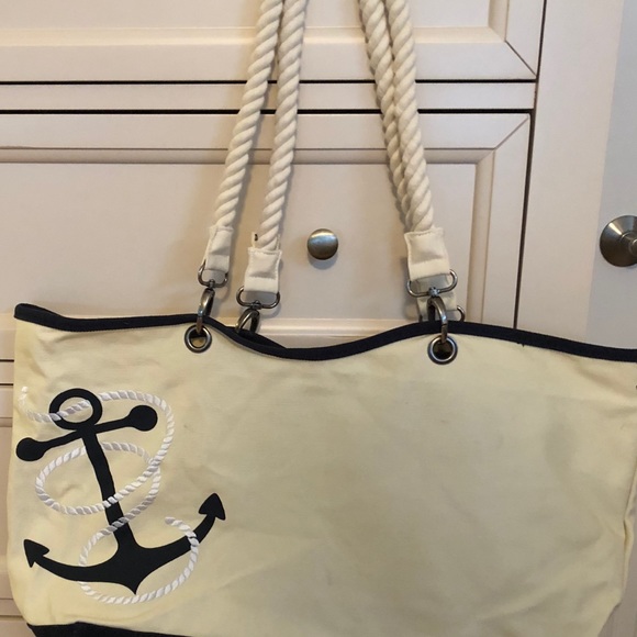 Handbags - Thirty One nautical canvas tote.